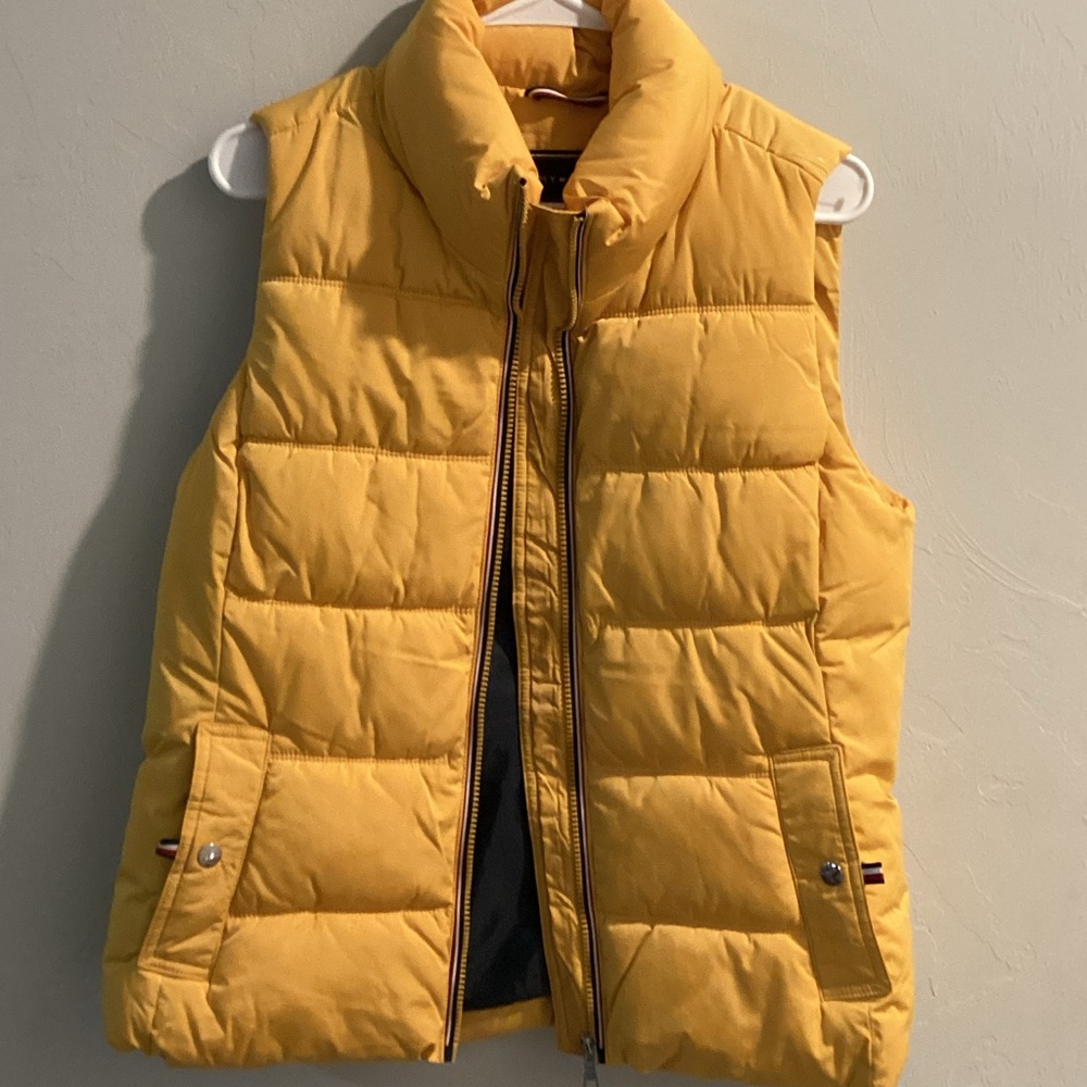 Tommy Hilfiger Yellow Puffer Vest